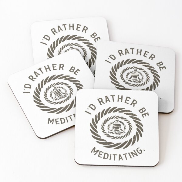 Item preview, I'd rather be meditating. designed and sold by doozygalore.
