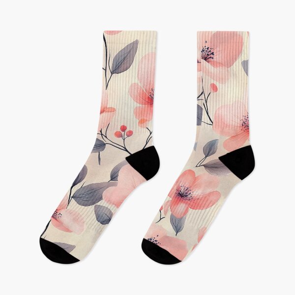 Artikelvorschau, Aquarell Blumenmuster entworfen und verkauft von WinfinityStudio.