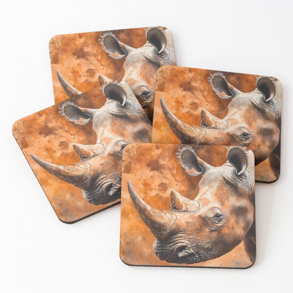 Item preview, Rhino Portrait designed and sold by laurashawart.