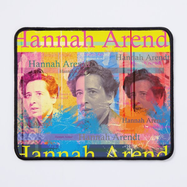 Item preview, philosopher Hannah Arendt designed and sold by Mauswohn.