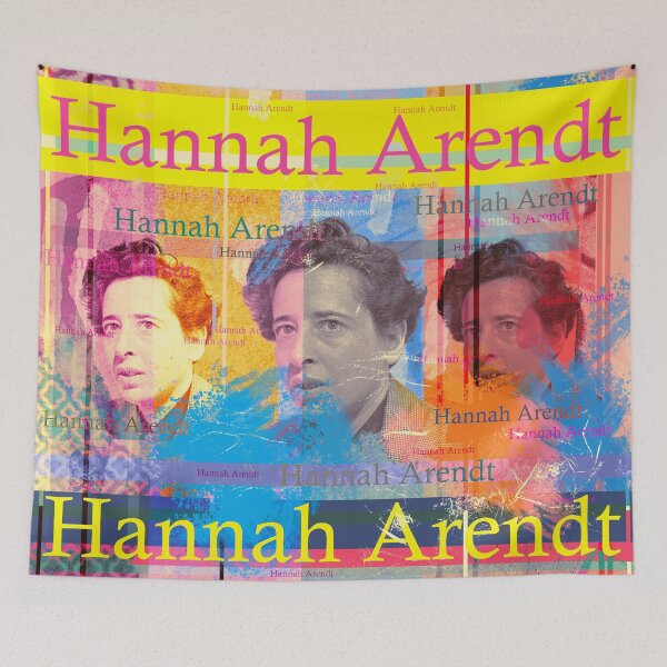 Item preview, philosopher Hannah Arendt designed and sold by Mauswohn.