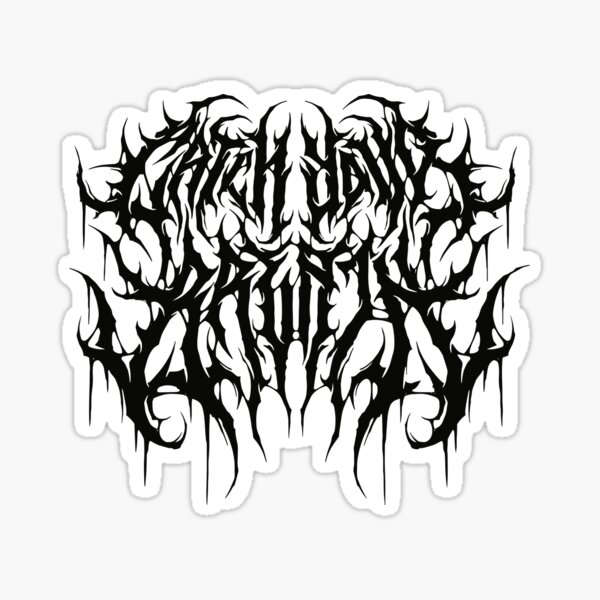 Artikel-Vorschau von Catch Your Breath Deathcore Logo Schwarz, designt und verkauft von Caylaest.