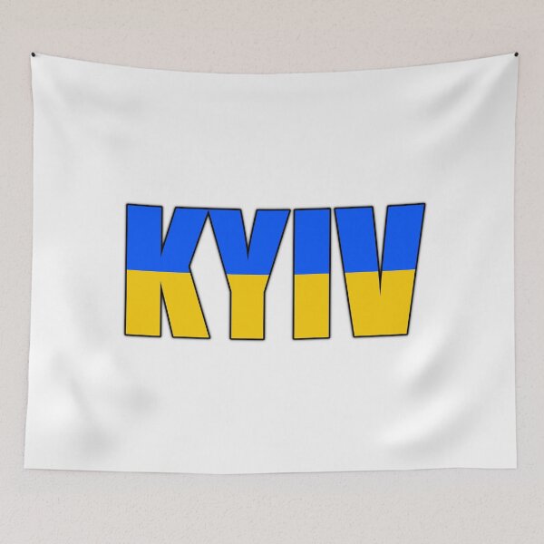 Item preview, Kyiv Ukraine flag  designed and sold by mikistudio.
