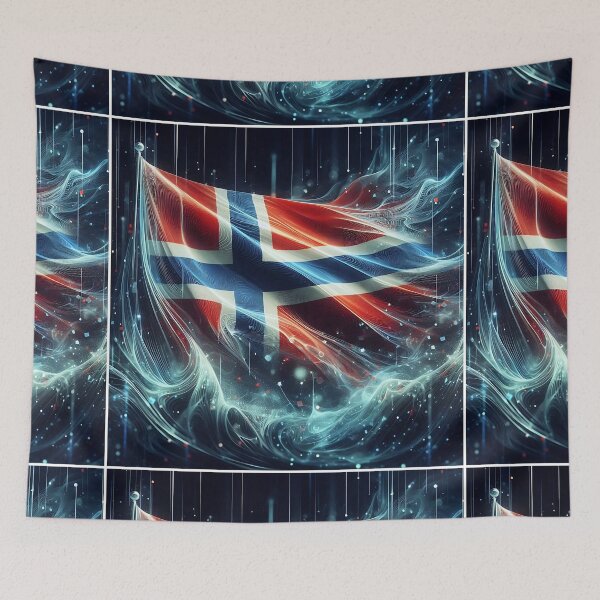 Item preview, Norwegian National Flag designed and sold by Intriguing Designs.