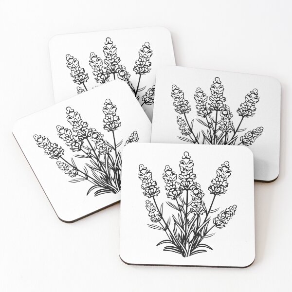 Item preview, French Lavender Flower Bouquet Lavandula Herb Garden designed and sold by inkoutninja.