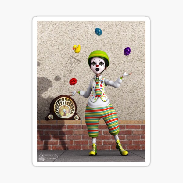 Juggling Sticker