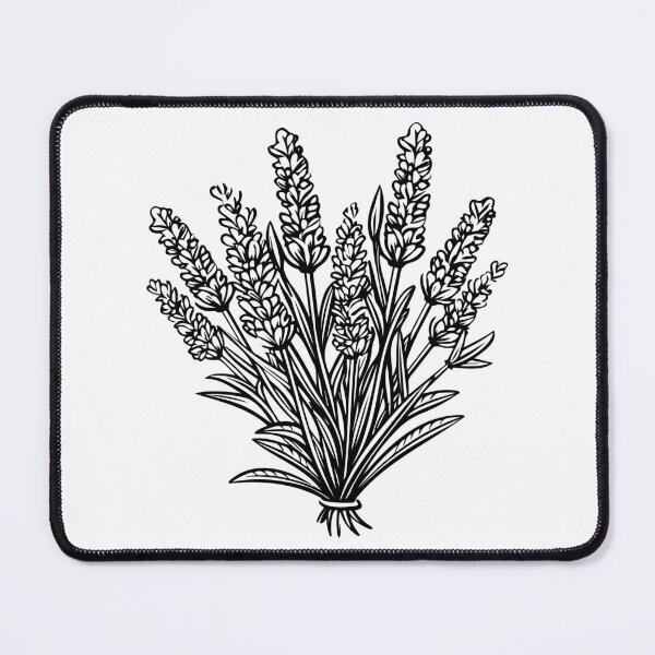Item preview, French Lavender Flower Bouquet Lavandula Herb Garden designed and sold by inkoutninja.