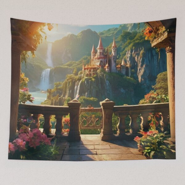 Item preview, Mystical Palace Terrace in the Heart of Nature designed and sold by BlareBlare.