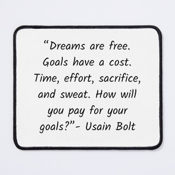 Item preview, Dreams are Free. Goals have cost designed and sold by Solastavie.