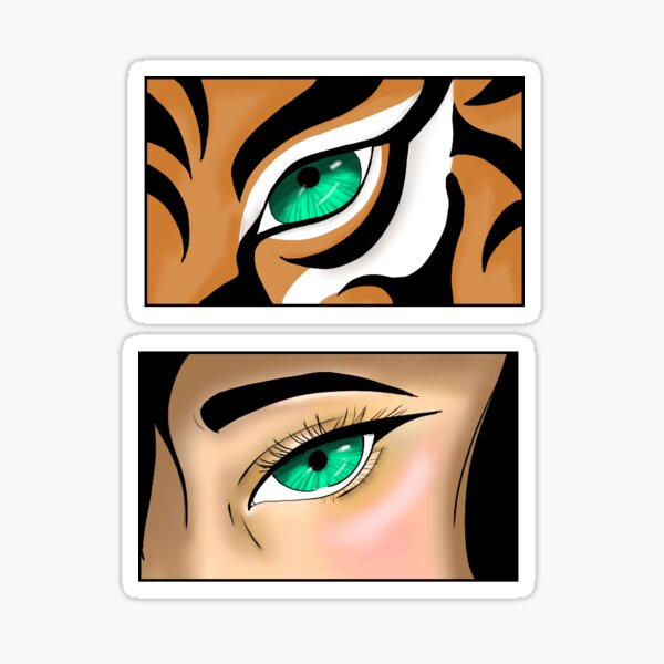 Aperçu de l'œuvre Tiger and woman  créée et vendue par Sopacific.