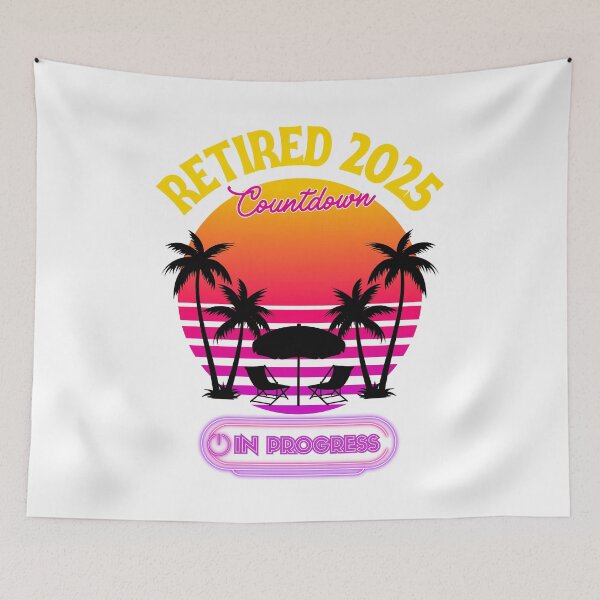 Item preview, Retired 2025 Countdown In Progress Funny Summer Beach Vibes designed and sold by thebest-2studio.