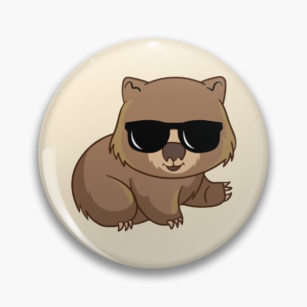 Item preview, Wombat Wearing Sunglasses designed and sold by Fanverse Merchandise.