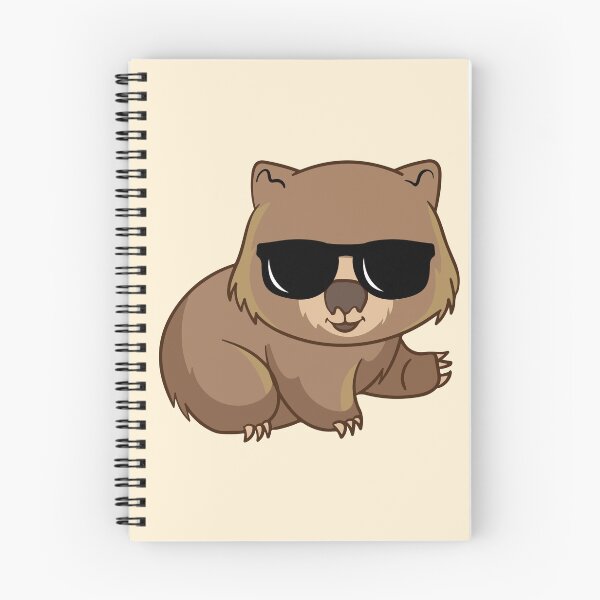 Artikelvorschau, Wombat mit Sonnenbrille entworfen und verkauft von Fanverse Merchandise.