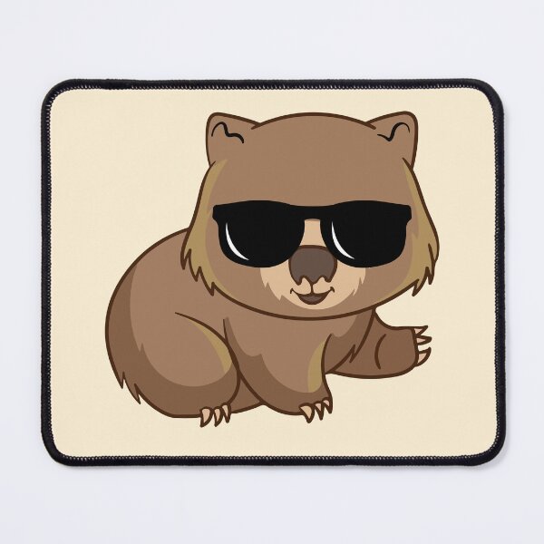 Item preview, Wombat Wearing Sunglasses designed and sold by Fanverse Merchandise.