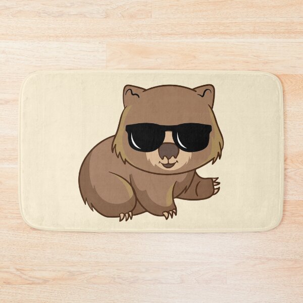 Item preview, Wombat Wearing Sunglasses designed and sold by Fanverse Merchandise.