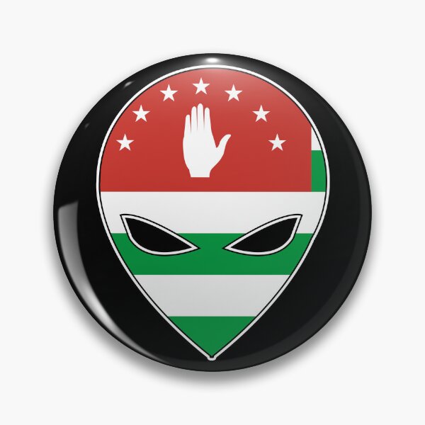 Item preview, Abkhazian Alien Flag designed and sold by wickedcartoons.