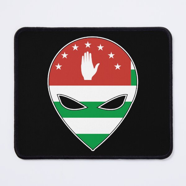 Item preview, Abkhazian Alien Flag designed and sold by wickedcartoons.