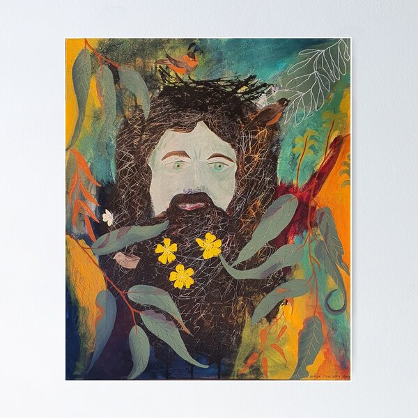 Item preview, The Green Man designed and sold by Leonie Mac Lean.