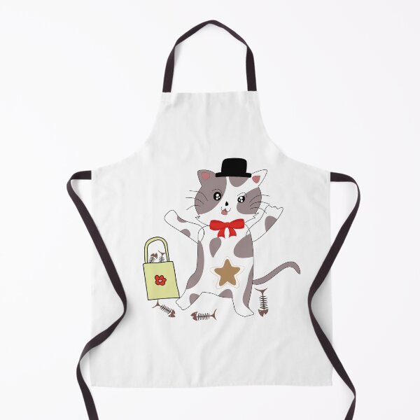 Item preview, Kitten and his fish bonds. designed and sold by RIYA SIRI.
