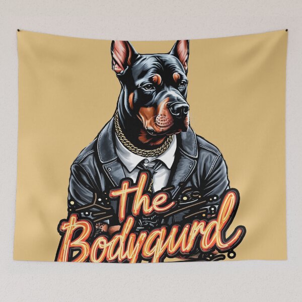 Item preview, doberman the bodyguard designed and sold by aliraweb.