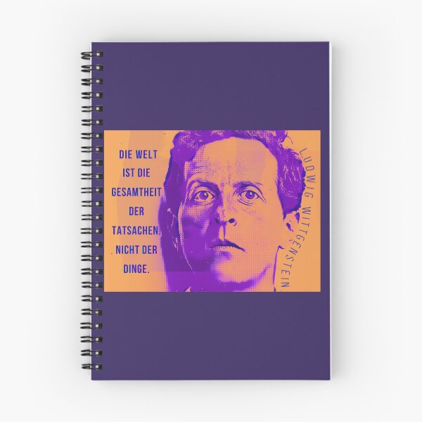 Item preview, Ludwig Wittgenstein quote:  Die Welt ist die Gesamtheit der Tatsachen, nicht der Dinge designed and sold by artbleed.