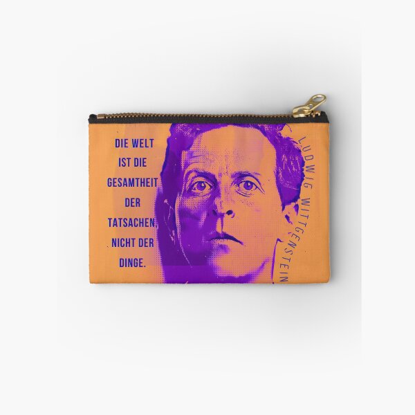 Item preview, Ludwig Wittgenstein quote:  Die Welt ist die Gesamtheit der Tatsachen, nicht der Dinge designed and sold by artbleed.