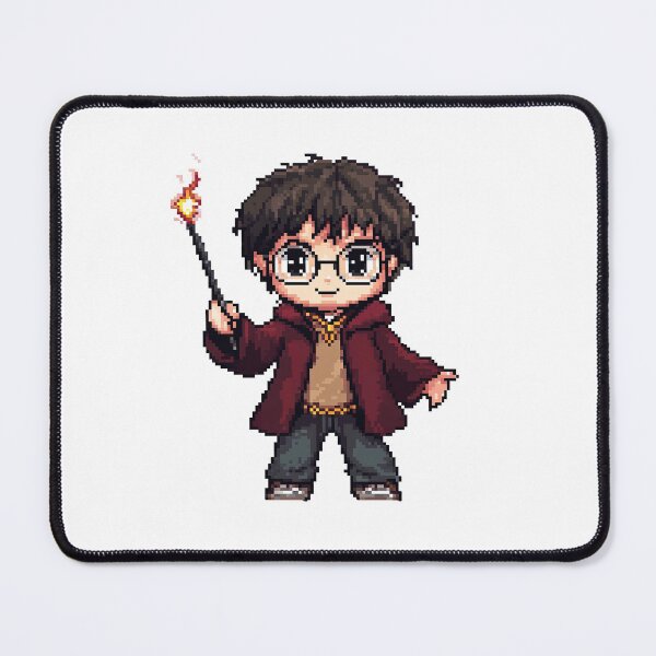 Item preview, Harry, Cartoon Wizard Magical fantasy, magical tale Pixel Art  designed and sold by Innamalinka.