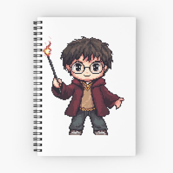 Item preview, Harry, Cartoon Wizard Magical fantasy, magical tale Pixel Art  designed and sold by Innamalinka.