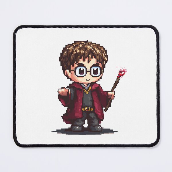 Item preview, Harry, Cartoon Wizard Magical fantasy, magical tale Pixel Art  designed and sold by Innamalinka.