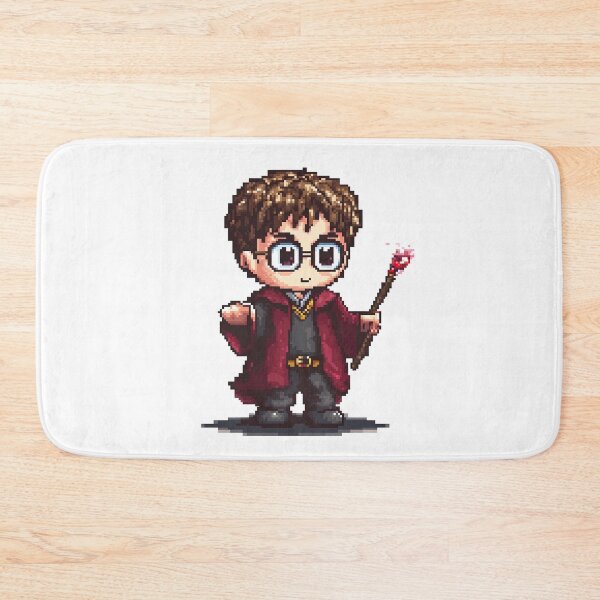 Item preview, Harry, Cartoon Wizard Magical fantasy, magical tale Pixel Art  designed and sold by Innamalinka.