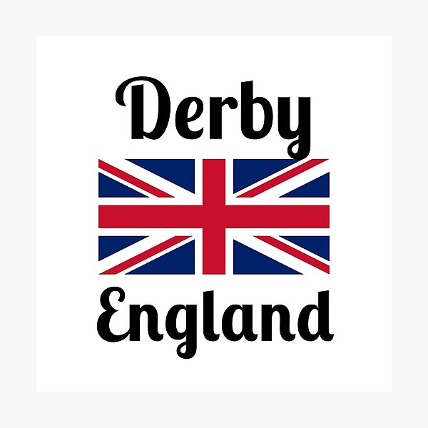 Item preview, Derby England - Stylish Prints, designed and sold by Fleetwood1994.