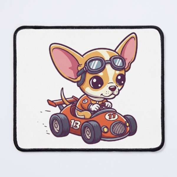 Item preview, Cute Baby Chihuahua Race Car Driver designed and sold by likbatonboot.