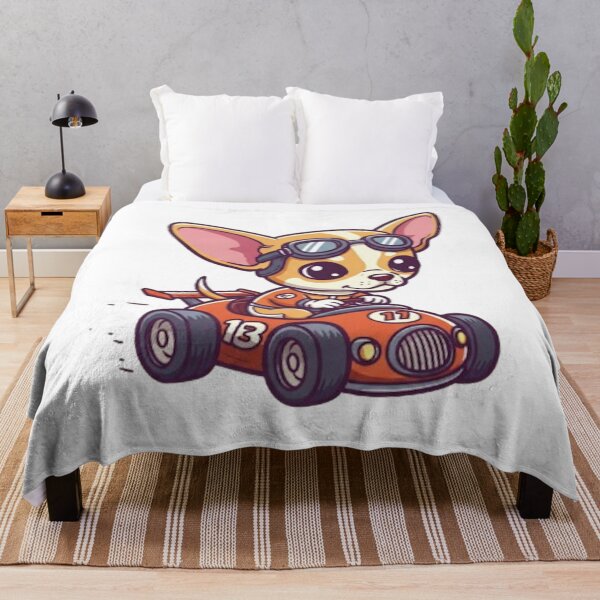 Item preview, Cute Baby Chihuahua Race Car Driver designed and sold by likbatonboot.