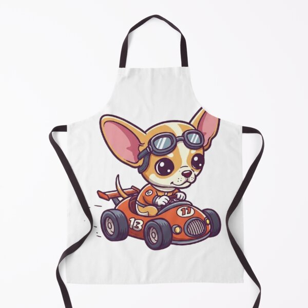 Item preview, Cute Baby Chihuahua Race Car Driver designed and sold by likbatonboot.