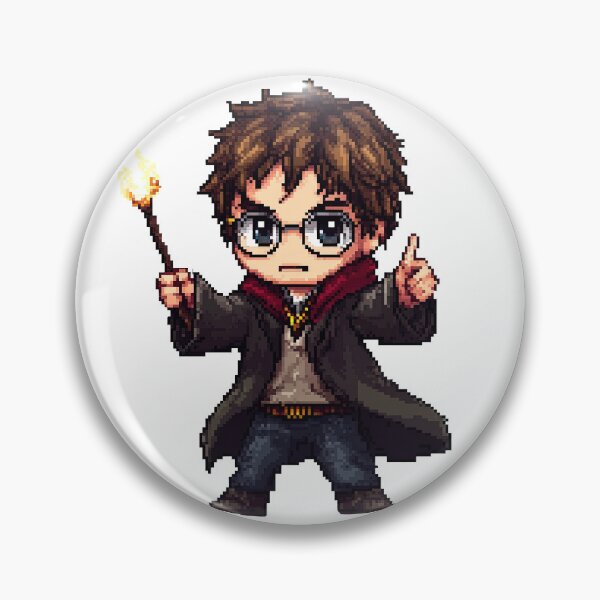 Artikelvorschau, Harry, Cartoon-Zauberer, magische Fantasie, magische Geschichte, Pixel-Art entworfen und verkauft von Innamalinka.