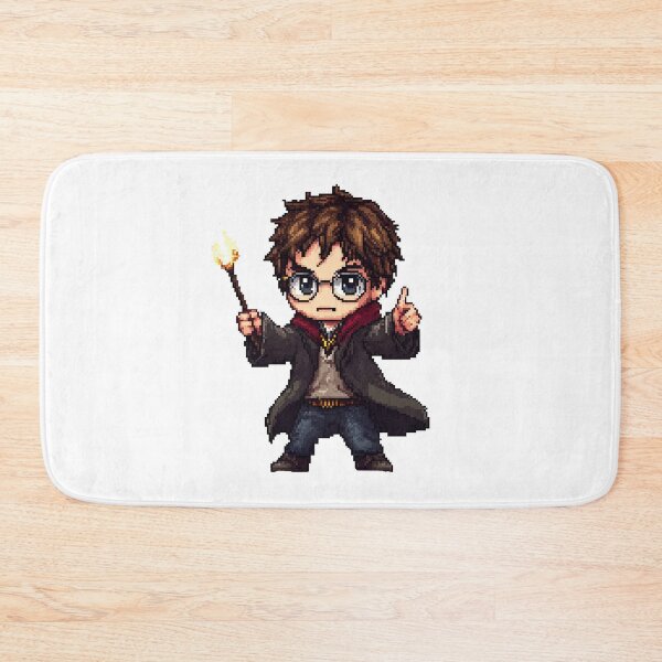 Item preview, Harry, Cartoon Wizard Magical fantasy, magical tale Pixel Art  designed and sold by Innamalinka.