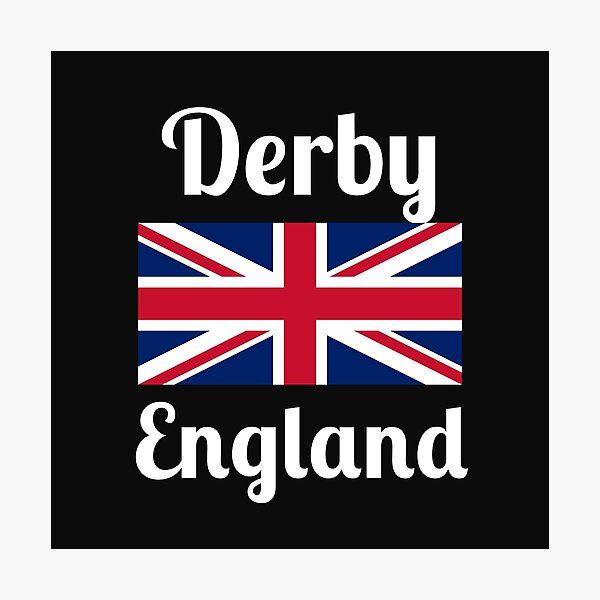 Item preview, Derby England - Stylish Prints, designed and sold by Fleetwood1994.