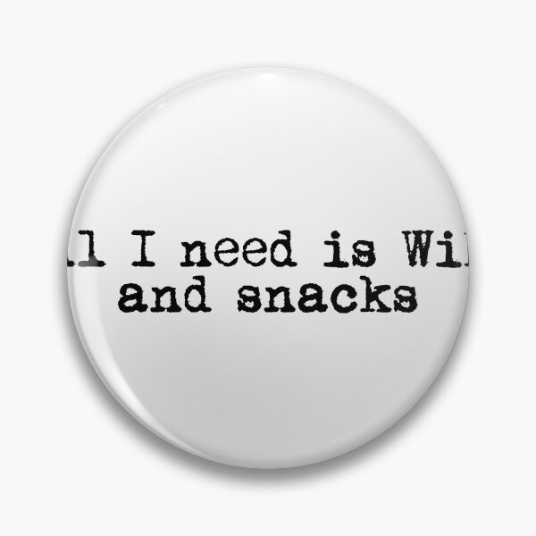 Item preview, All I need is WiFi and snacks designed and sold by Ninjacatoff.