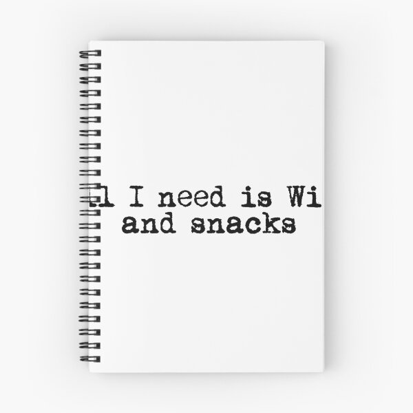 Item preview, All I need is WiFi and snacks designed and sold by Ninjacatoff.