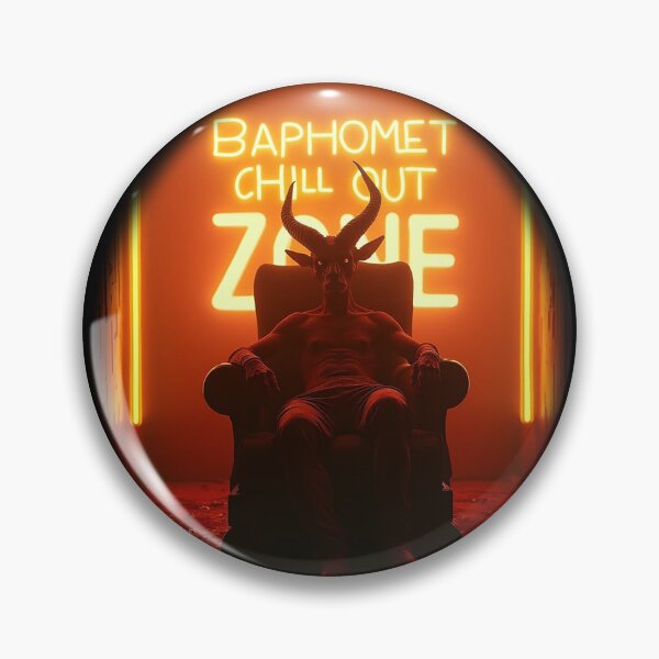 Item preview, Baphomet Chill Out Zone designed and sold by Ginger Genes.