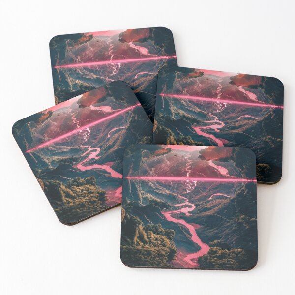Item preview, Epic Lava Mountain Art – Fiery Volcano Landscape Illustration designed and sold by joanwatson45.