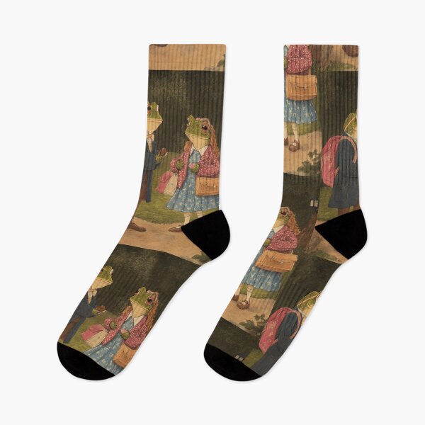 Item preview, Vintage Cottagecore Frog School – Whimsical Woodland Aesthetic designed and sold by baucestudio.