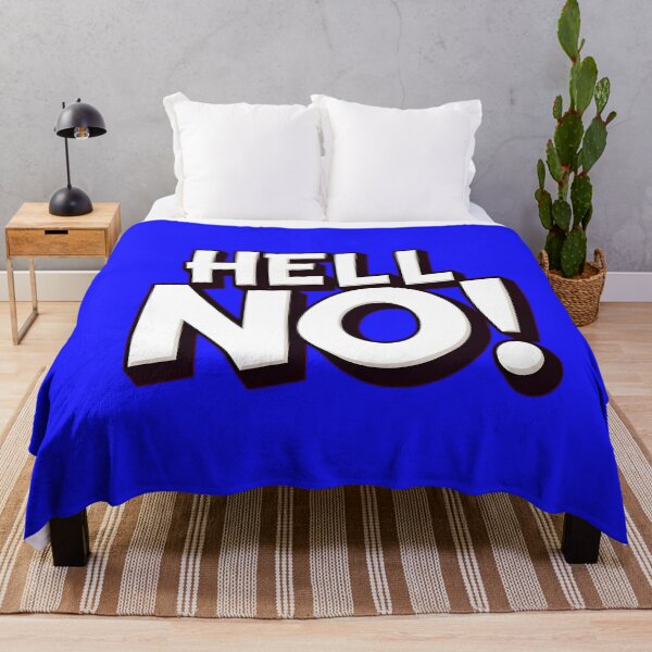 Item preview, HELL NO (Blue) designed and sold by Brendan Arthur Ring.
