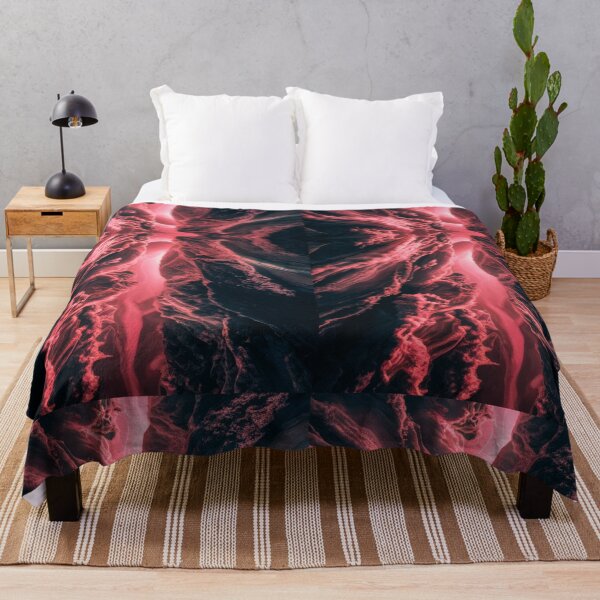 Item preview, Fiery Volcano Landscape Illustration designed and sold by joanwatson45.