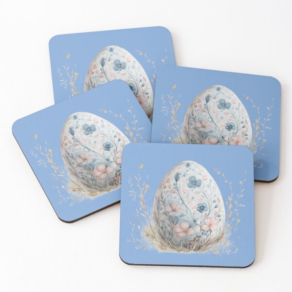 Item preview, Large Easter Egg with Floral Pattern designed and sold by FluffyGallery.