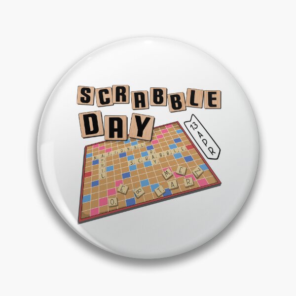 Item preview, 13 April Scrabble Day - Wacky Holidays designed and sold by ChemicalXShop.