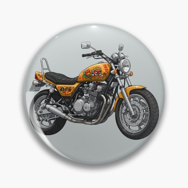 Artikelvorschau, Kundenspezifisches japanisches Motorrad: Illustrierter Bosozoku-Stil entworfen und verkauft von Brendan Arthur Ring.
