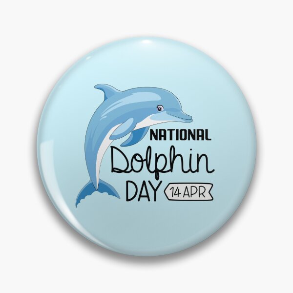 Item preview, 14 April Dolphin Day - Wacky Holidays designed and sold by ChemicalXShop.
