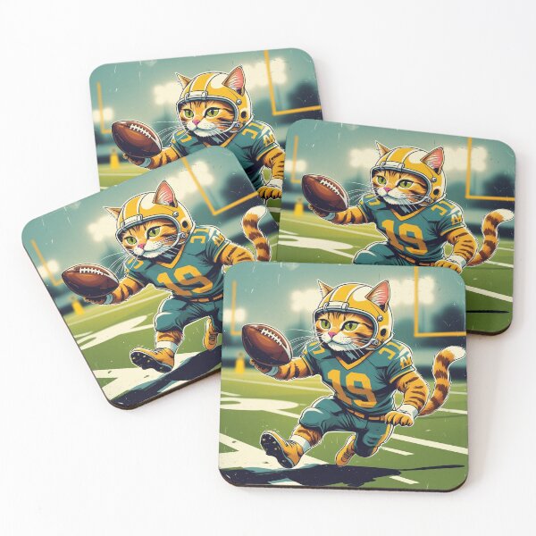 Item preview,  Pro Quarterback Cat – Football Feline in Action designed and sold by ColorVibre.