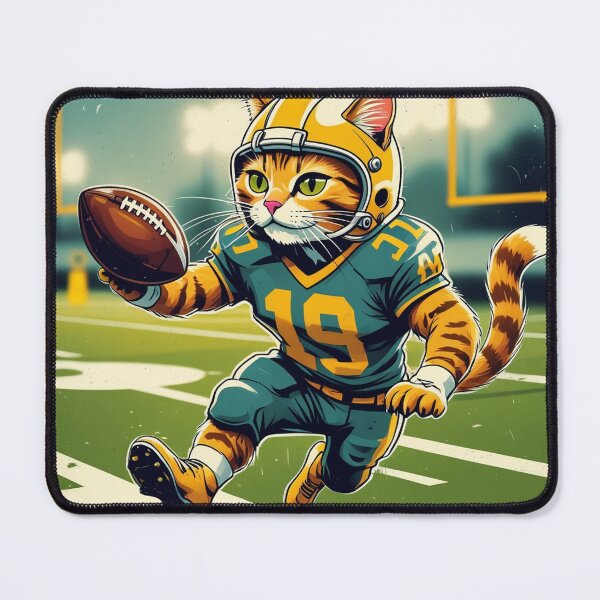 Item preview,  Pro Quarterback Cat – Football Feline in Action designed and sold by ColorVibre.